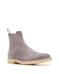 Bottines chelsea en daim grises Common Projects