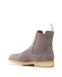 Bottines chelsea en daim grises Common Projects