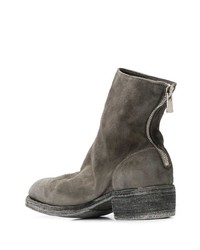 Bottines chelsea en daim grises Guidi