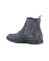 Bottines chelsea en daim grises Officine Creative