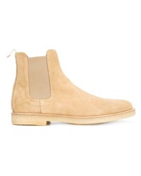 Bottines chelsea en daim marron clair Common Projects