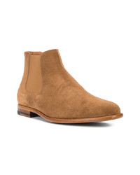 Bottines chelsea en daim marron clair Common Projects