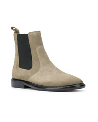 Bottines chelsea en daim marron clair Isabel Marant