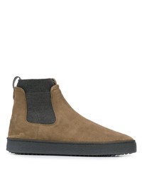 Bottines chelsea en daim marron clair Hogan