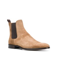 Bottines chelsea en daim marron clair Barbanera