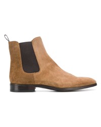 Bottines chelsea en daim marron clair Barbanera