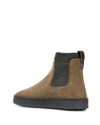 Bottines chelsea en daim marron clair Hogan