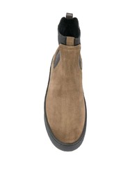 Bottines chelsea en daim marron clair Hogan