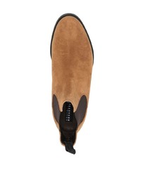 Bottines chelsea en daim marron clair Fratelli Rossetti