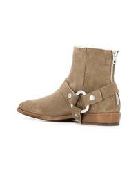 Bottines chelsea en daim marron clair Zadig & Voltaire