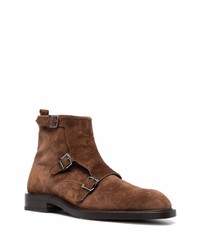 Bottines chelsea en daim marron foncé Fratelli Rossetti