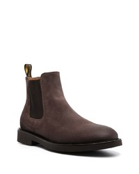 Bottines chelsea en daim marron foncé Doucal's