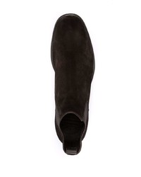 Bottines chelsea en daim marron foncé Officine Creative