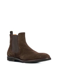 Bottines chelsea en daim marron foncé Premiata