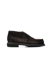 Bottines chelsea en daim marron foncé Doucal's