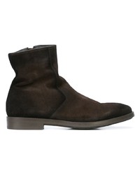 Bottines chelsea en daim marron foncé To Boot New York