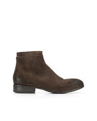 Bottines chelsea en daim marron foncé Marsèll