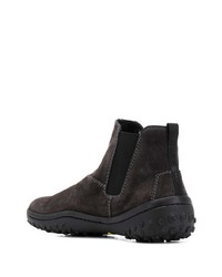 Bottines chelsea en daim marron foncé Car Shoe