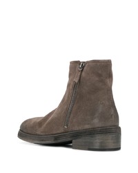 Bottines chelsea en daim marron foncé Marsèll