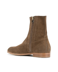 Bottines chelsea en daim marron Buttero