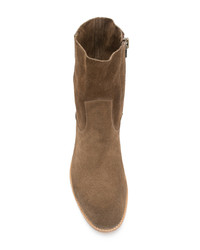 Bottines chelsea en daim marron Buttero