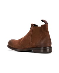 Bottines chelsea en daim marron Marsèll