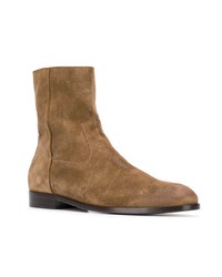 Bottines chelsea en daim marron Buttero