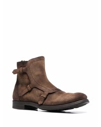 Bottines chelsea en daim marron Officine Creative