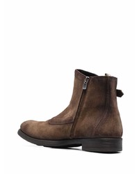 Bottines chelsea en daim marron Officine Creative