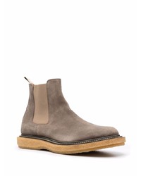 Bottines chelsea en daim marron Officine Creative