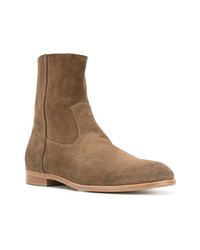 Bottines chelsea en daim marron Buttero