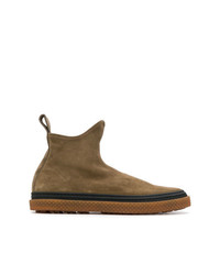 Bottines chelsea en daim marron Buttero