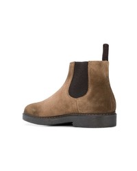 Bottines chelsea en daim marron Doucal's