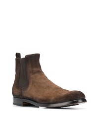 Bottines chelsea en daim marron Officine Creative