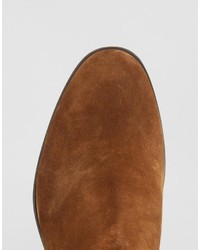 Bottines chelsea en daim marron Ben Sherman