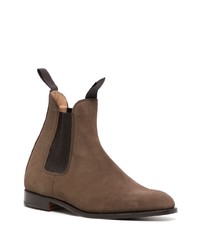 Bottines chelsea en daim marron Tricker's