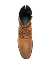 Bottines chelsea en daim marron Fiorentini+Baker