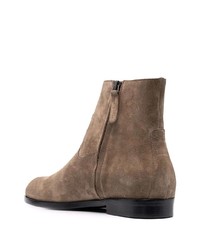 Bottines chelsea en daim marron Buttero