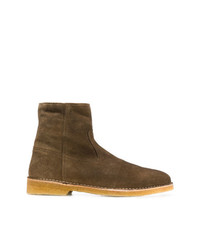 Bottines chelsea en daim marron Isabel Marant