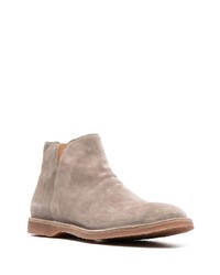 Bottines chelsea en daim marron Officine Creative