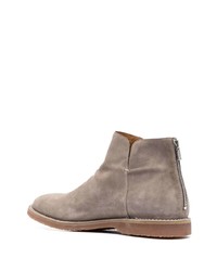 Bottines chelsea en daim marron Officine Creative