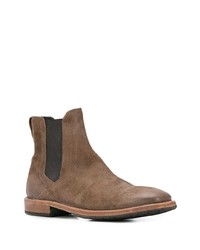 Bottines chelsea en daim marron Moma