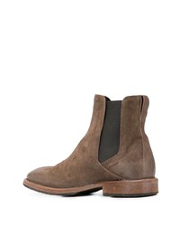 Bottines chelsea en daim marron Moma