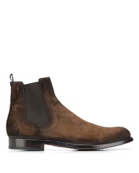 Bottines chelsea en daim marron Officine Creative