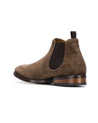 Bottines chelsea en daim marron Officine Creative