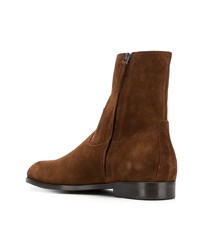 Bottines chelsea en daim marron Buttero