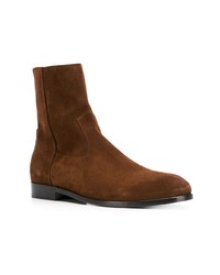 Bottines chelsea en daim marron Buttero