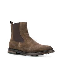 Bottines chelsea en daim marron Officine Creative