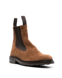 Bottines chelsea en daim marron Tricker's