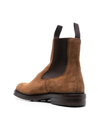 Bottines chelsea en daim marron Tricker's